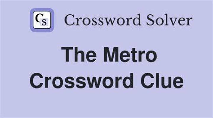 S.F. metro Crossword Clue