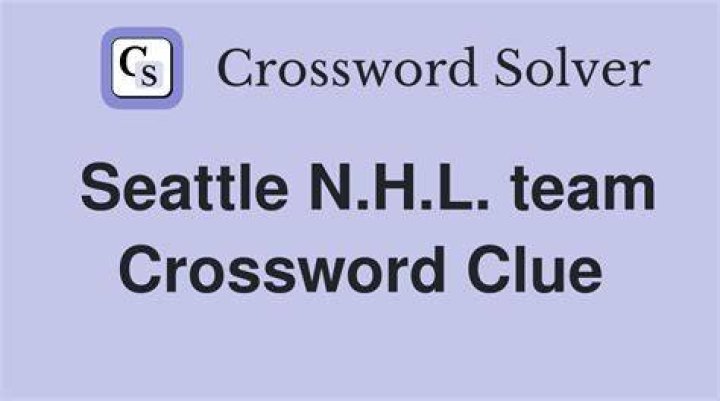 Seattle team Crossword Clue
