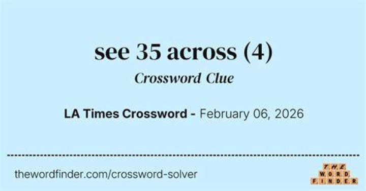 See 4-Across Crossword Clue