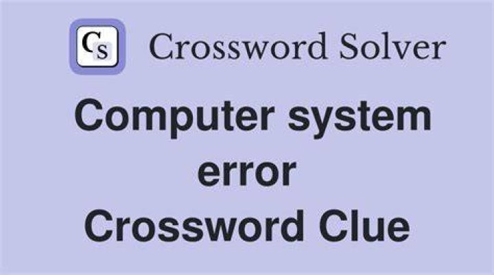 Server error Crossword Clue