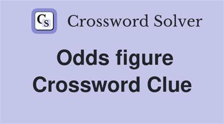 *Sets the odds for Crossword Clue