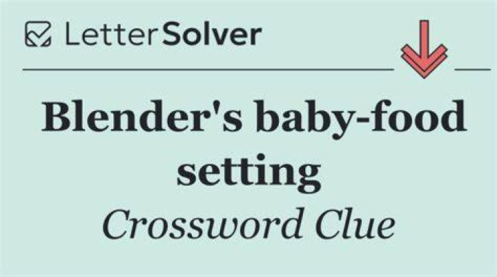 Setting for a blender Crossword Clue