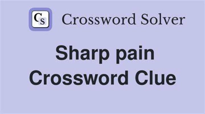 Sharp, as a photo Crossword Clue