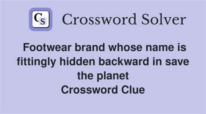 Shoe brand whose name evokes flight Crossword Clue