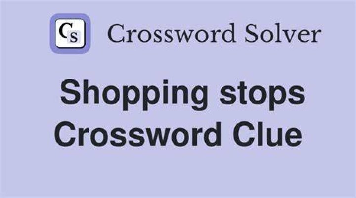 Shopping ___ Crossword Clue