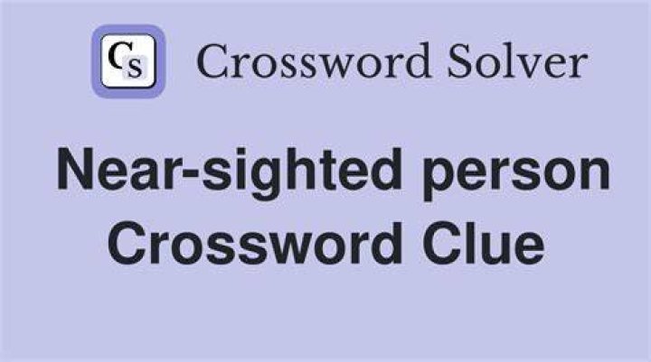 Sighted Crossword Clue
