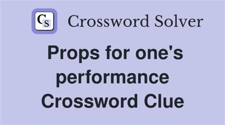 Sign of a packed performance Crossword Clue