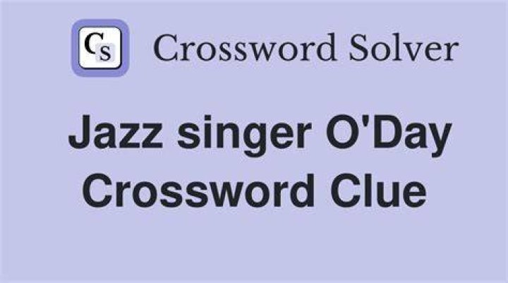Singer O’Day Crossword Clue