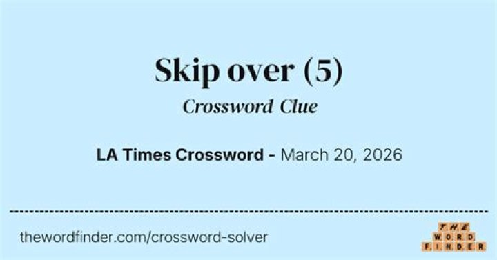 Skip a round Crossword Clue