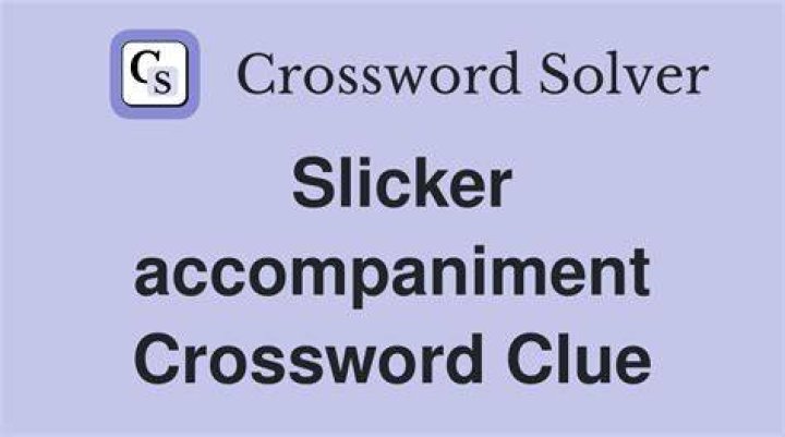 ___ slicker Crossword Clue