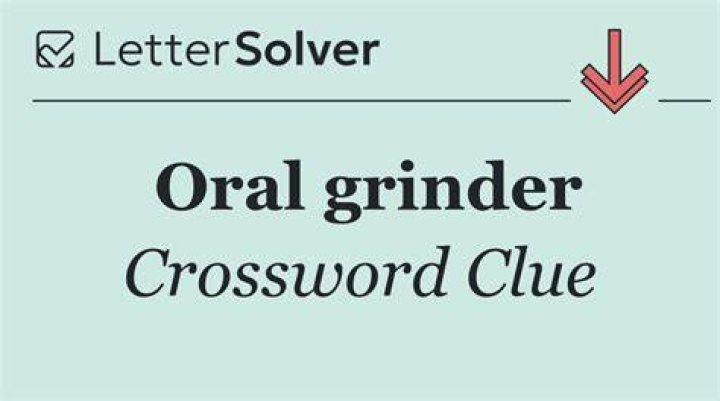 Small grinder, maybe Crossword Clue