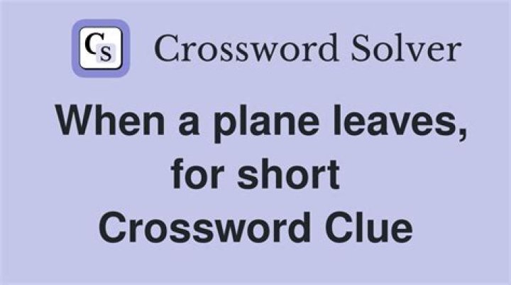 Small plane for short flights Crossword Clue