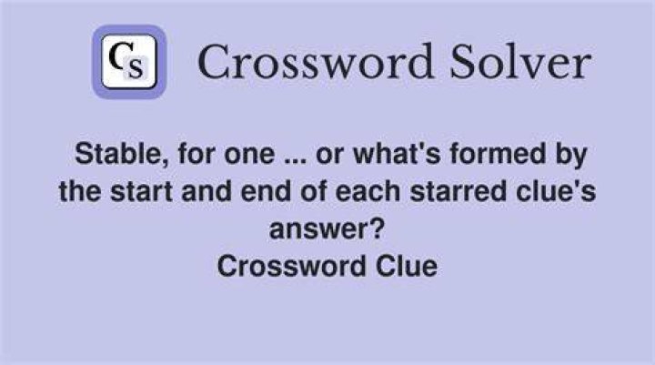 Something worn by the answer to each starred clue, as represented graphically in this puzzle’s grid Crossword Clue