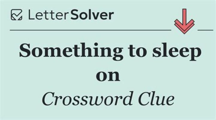 Something you sleep through Crossword Clue