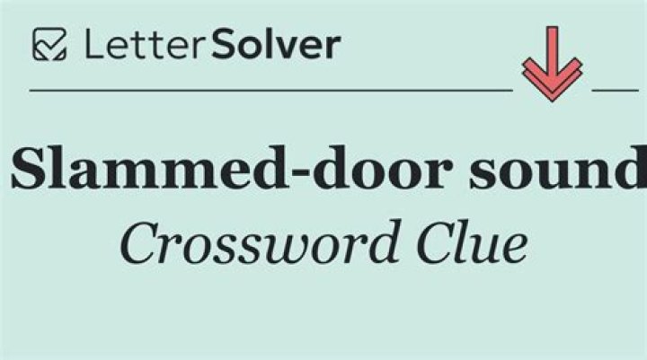 Sound at the door Crossword Clue