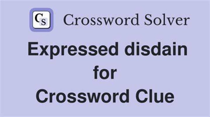 Sound of disdain Crossword Clue