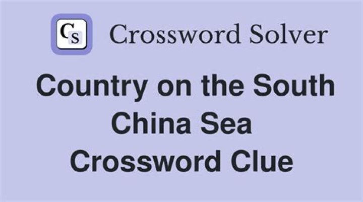 South China ___ Crossword Clue
