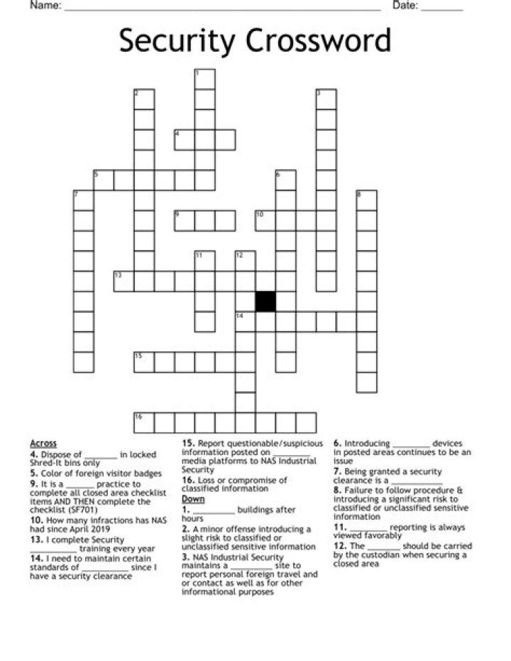 Southern university beefs up campus security? Crossword Clue