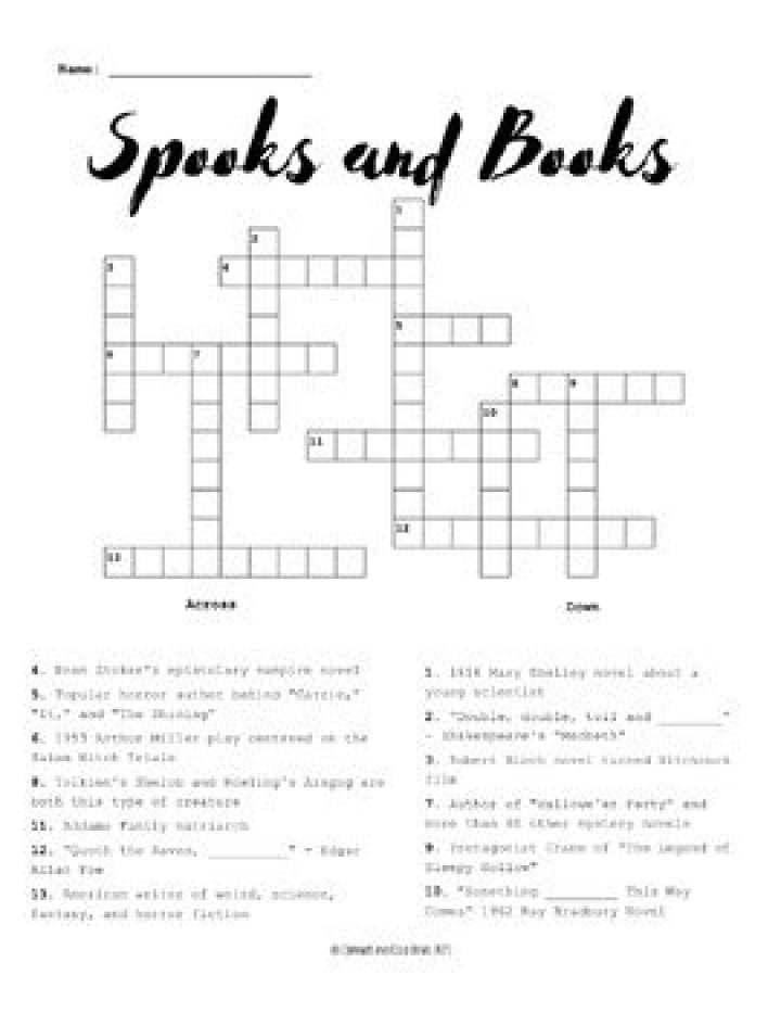 Spooks Crossword Clue