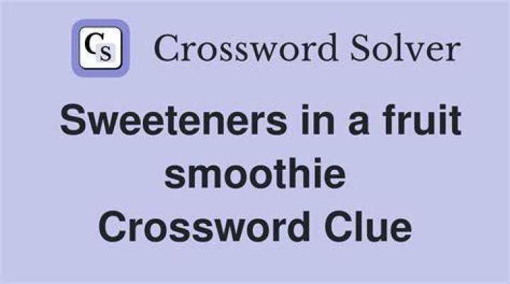 Spot to pick up a smoothie Crossword Clue