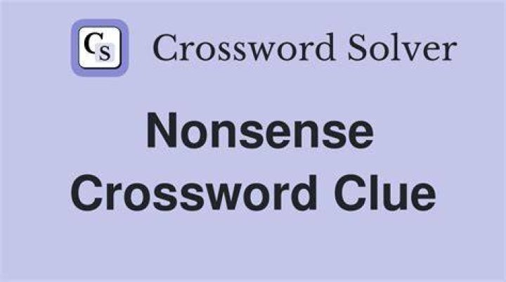 Spouting nonsense Crossword Clue