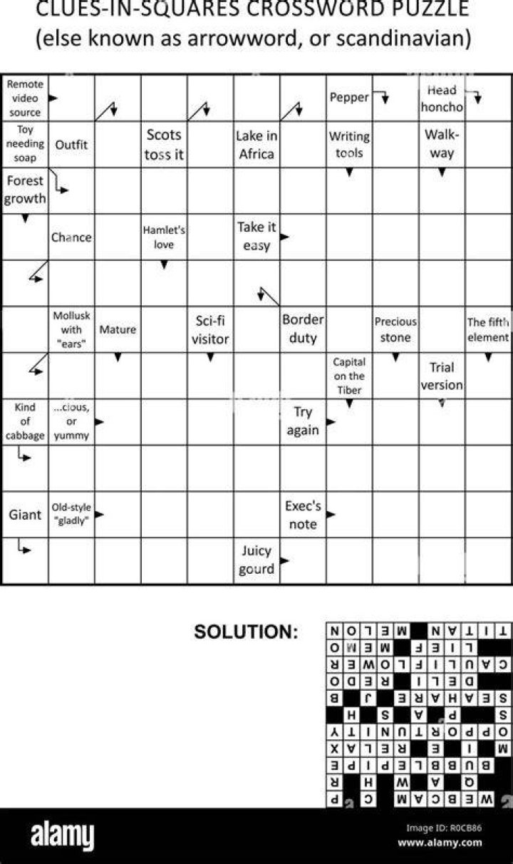Square Crossword Clue