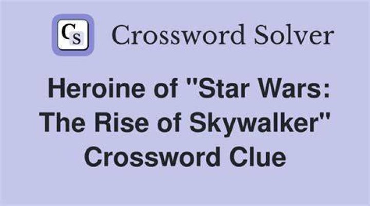 “Star Wars” heroine who founded the Resistance Crossword Clue