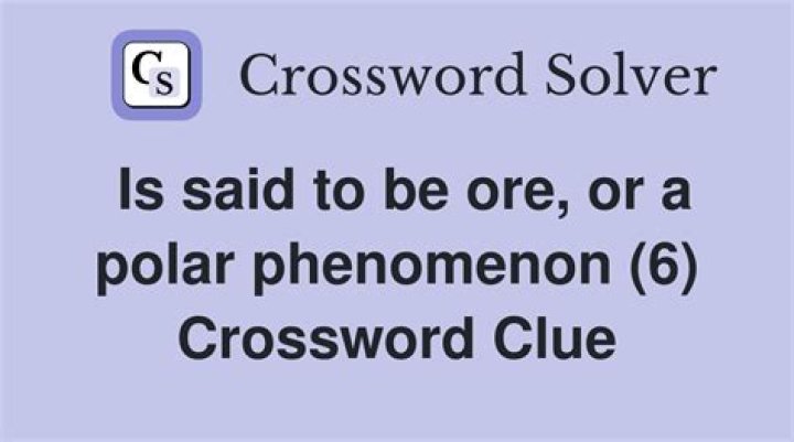 Stellar phenomenon Crossword Clue