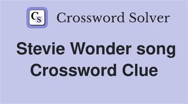 Stevie Wonder, for one Crossword Clue