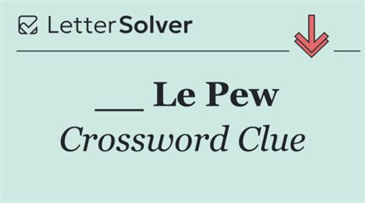 Stinky Le Pew Crossword Clue