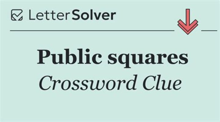 Structures in some old town squares Crossword Clue