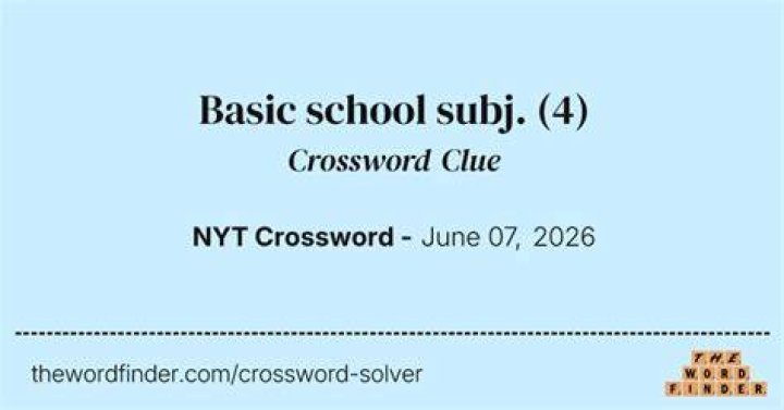 Subj. for class cut-ups? Crossword Clue