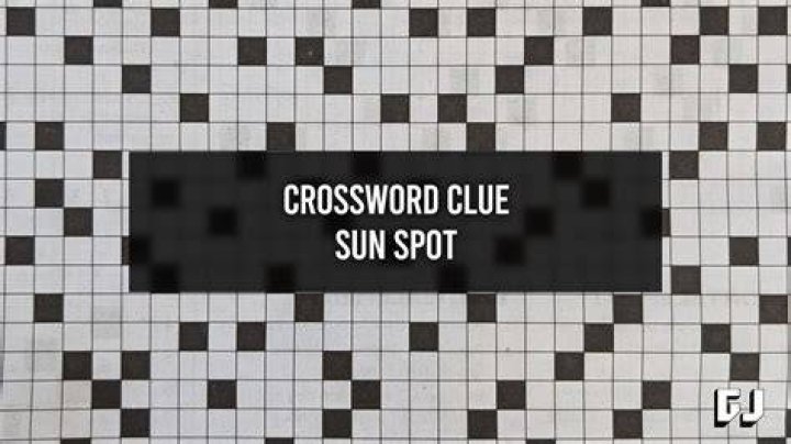 Sun spot? Crossword Clue