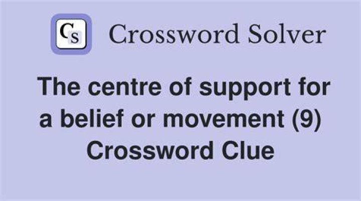Support, as a belief Crossword Clue