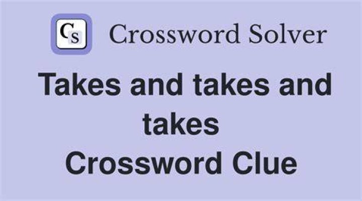 Takes (down) Crossword Clue