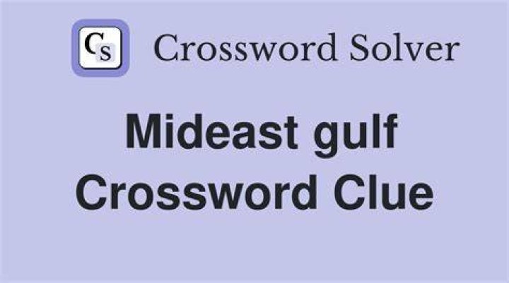 Tanker from the Mideast Crossword Clue