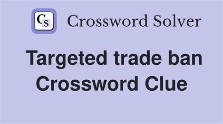 Target of a 1972 ban Crossword Clue