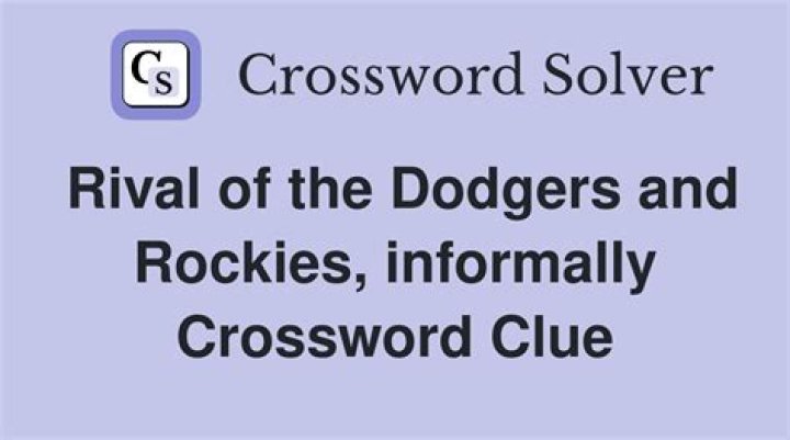 The Rockies, e.g. Crossword Clue