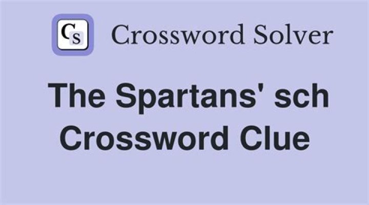 The Spartans of the N.C.A.A. Crossword Clue