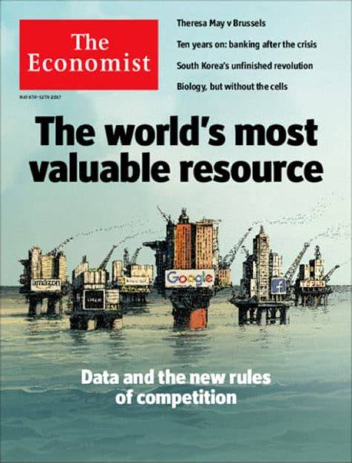 “The world’s most valuable resource,” per The Economist Crossword Clue