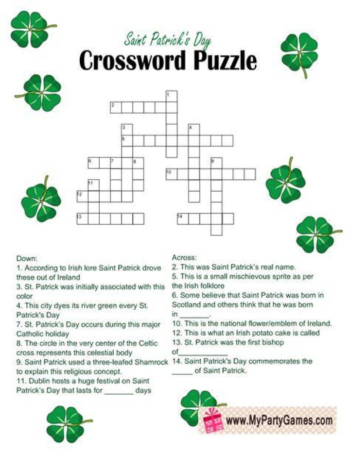 They’re usually packed on St. Patrick’s Day Crossword Clue