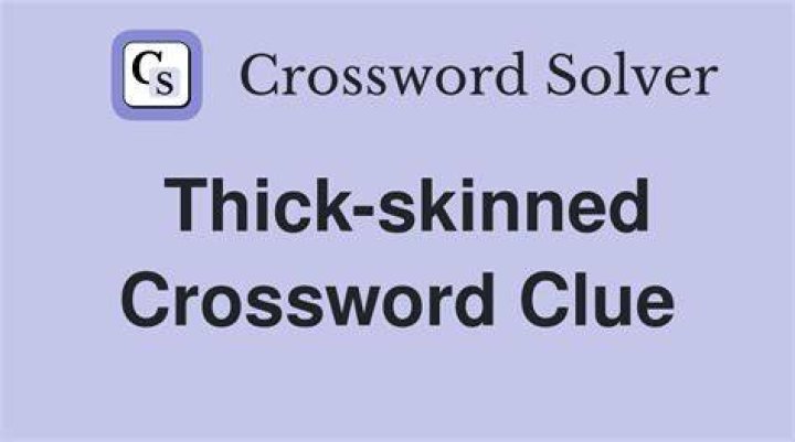 Thick (of) Crossword Clue