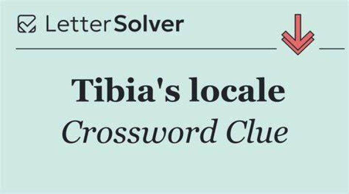 Tibia’s location Crossword Clue