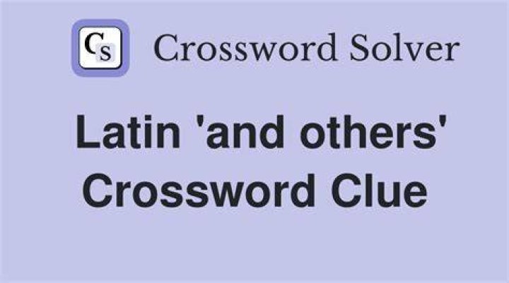 To be, in Latin Crossword Clue