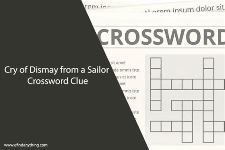 To whom you might cry “Ahoy!” Crossword Clue