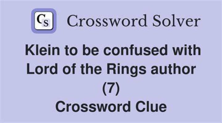 ___ Tolkien, author of “The Lord of the Rings” Crossword Clue