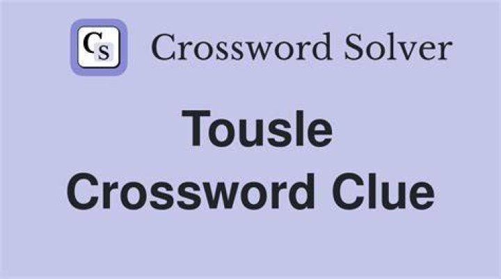 Tousle Crossword Clue