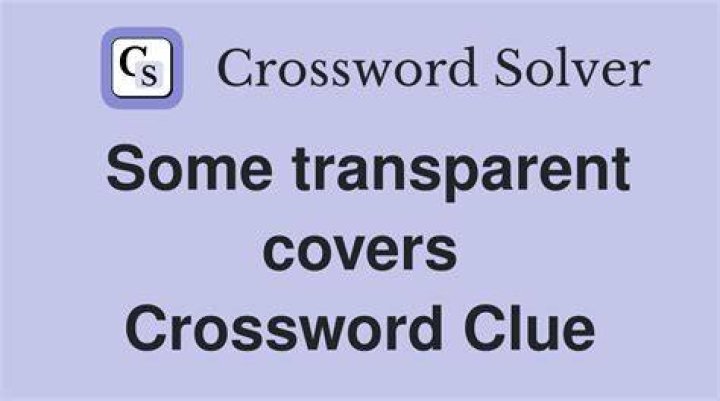 Transparent Crossword Clue