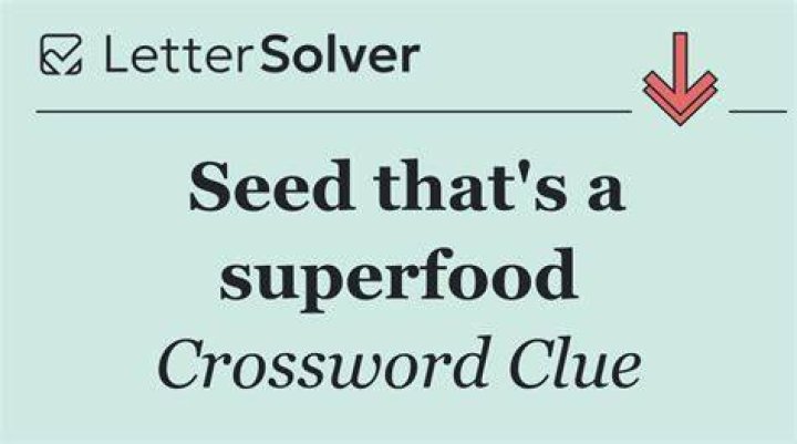 Trendy superfood Crossword Clue