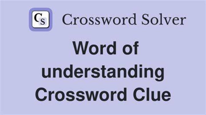 Understanding Crossword Clue